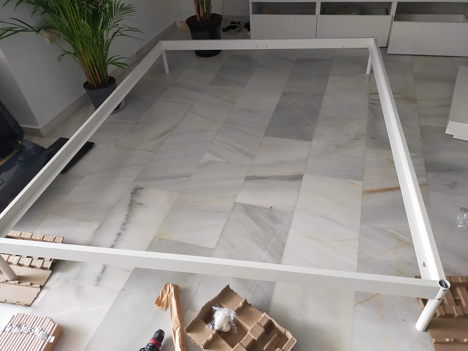Estructura de soporte para colchón